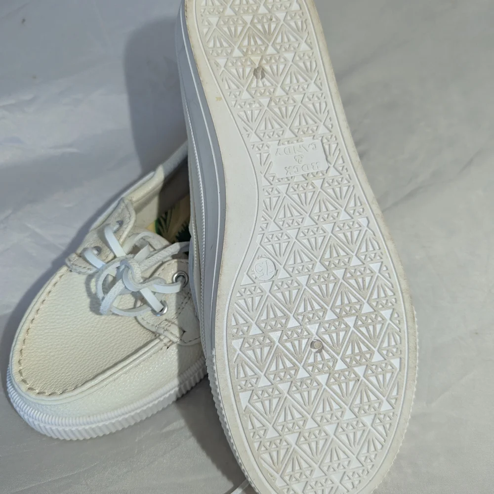 Rock & Candy White Sneakers with Textured Sole